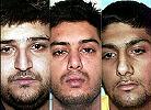 Sajid Zulfiqar, 25, Zahid Bashir, 23, and Imran Maqsood, 21
