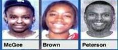  Joyce McGee, 19-year-old Jimille Brown and 22-year-old Elliott Peterson 