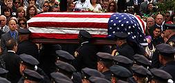 Officer's funeral